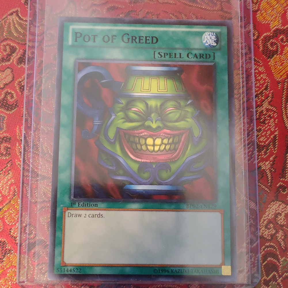 Yu Gi Oh TCG Pot Of Greed First Edition
